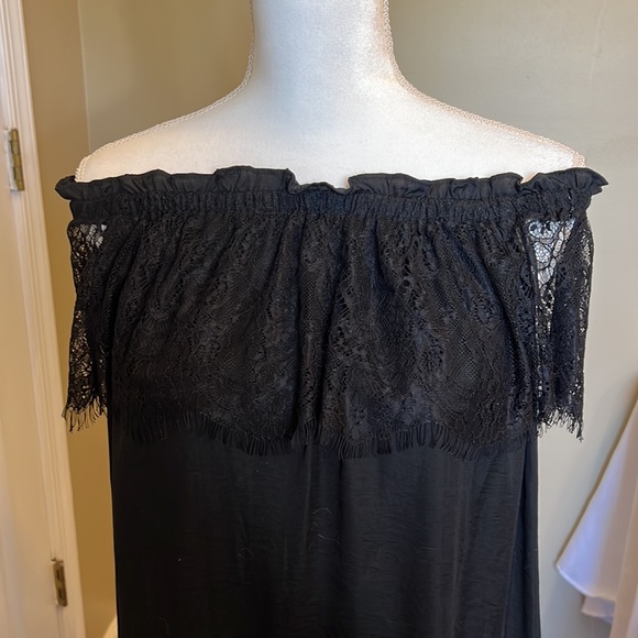 Do+Be. Black lace dress Size Small - Picture 7 of 8